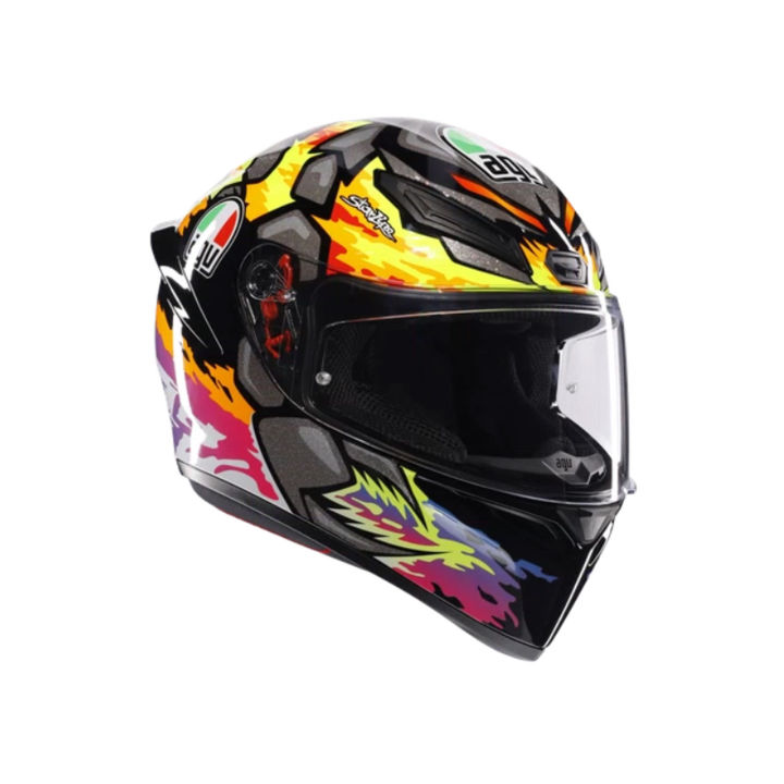 agv #corsa helmet AGV K3 Space Matte White/Red Fluo Helmet XL