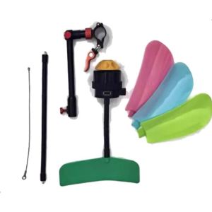btnx Portable Travel Wind Driven Generator with USB&DC Dual Interface Built-In Rectifier Voltage Regulator Module Small Wind Turbine H5K8Q