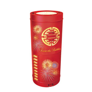 Chinese New Year Imitation Firework Bubble blowing Machine Electric Bubbles with Music Light Wedding Atmosphere Toys kids Gifts for Spring Festival