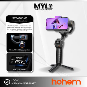Hohem iSteady M6 Kit | iSteady M7 3-axis Smartphone Gimbal with Magnetic Fill Light and AI Vision Sensor