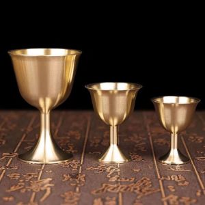 ZHAOCAIMAO Nhà Bếp Brass  Drinkware Whiskey Barware Rượu sâm banh Cốc Rượu Ly Stemware Ly Rượu Vang