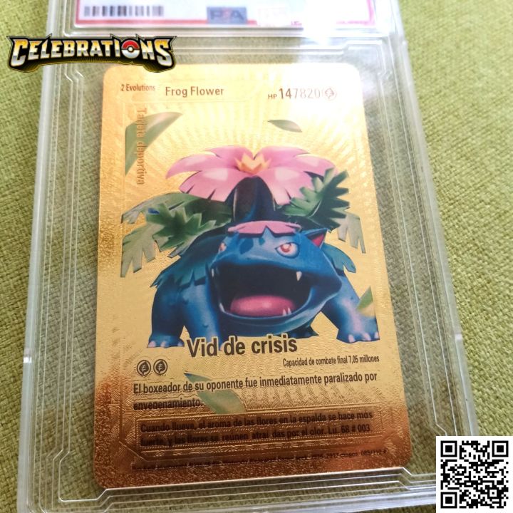 Card Gold Pokemon l Frog Flower 68 003 ch k diu cp 3 Tng Top Loader  1459 D13 TV 15 - Lazada | Lazada.vn