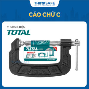 Cảo chữ C Total kích thước 3 inch - 8 inch trục kẹp chữ T thân kẹp bằng gang dẻo cao cấp kẹp gỗ chữ G đa năng- Thinksafe