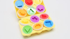 Educational Matching Smart Eggs Shape Color Learning Toy for Kids