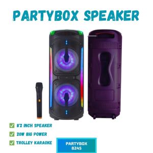 V2S Partybox 12K Wireless Bluetooth Loudspeaker Portable High-power Outdoor Karaoke Subwoofer Speaker