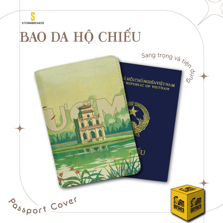 Bao Da Hộ Chiếu STORMBREAKER -Ví Đựng Passport Du Lịch HỒ GƯƠM - Thêm ...