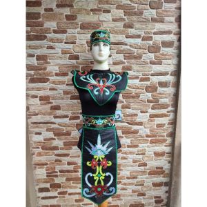 BORDIR AKSESORIS KOSTUM TARI MOTIF DAYAK 4