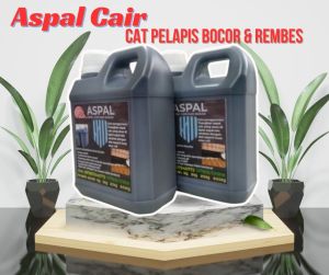 Aspal Cair - Waterproof - 5Kg Cat Pelapis Anti Rembes Dak Beton dan Lantai