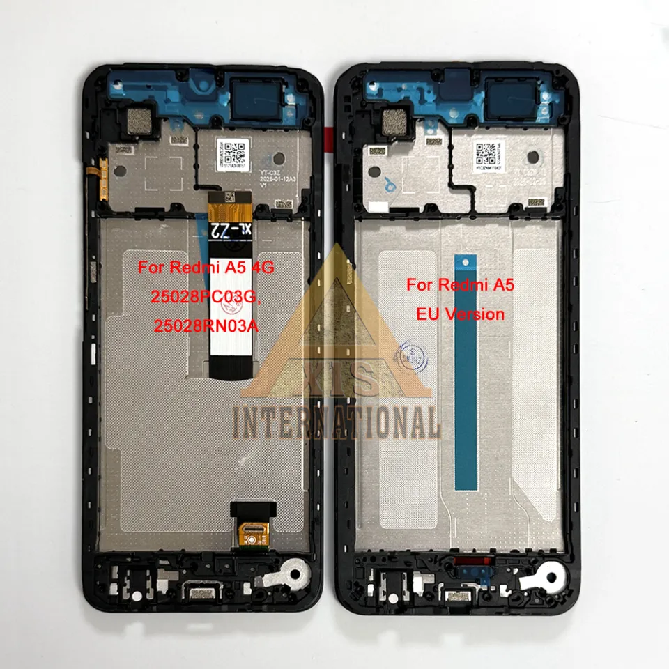 Coque Avec Anneau Support + 2 Verres Trempés Pour Xiaomi Redmi A5 4G / Poco C71 - Protection Antichoc, Dureté 9H
