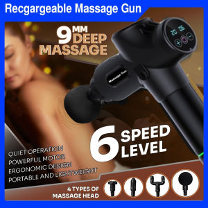 【Cod+hot Sale】fascia Massage Gun Fitness Vibration Body Care Multi Function High Quality Therapeutic Massager for Sport Massager Machine for Body Massage Pain Relief / Electric Massager Massage Slimming Device
