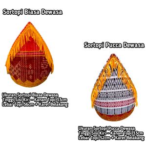Topi Adat Batak - Sortopi Biasa dan Sortopi Pucca - Sortopi Anak dan Dewasa / bona books