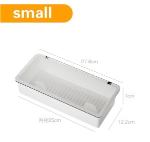 Plastic Silverware Organizer - Flatware Tray with Lid - Utensil Holder - Flatware Organizer with Cover - Cutlery Drawer Organizer with Lid - Chopsticks Box - Fork and Spoon Storage