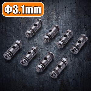 20 pcs RC Plane Parts Replacement Pushrod Connectors Linkage Stoppers D1.3/1.8/2.1mm For Model Airplane