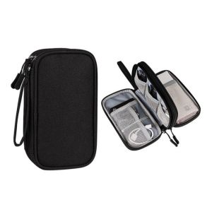 Túi Đựng Phụ Kiện Công Nghệ Chống Thấm – Đựng Cáp Sạc Tai Nghe USB Gọn Nhẹ Chia Ngăn Tiện Lợi