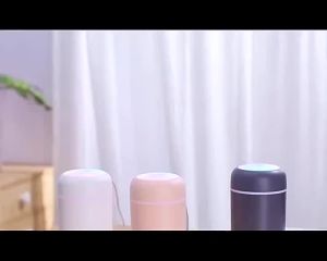 【ready stock】Ultrasonic Turning Color Cup air Humidifier Aroma in Home Office Car Rainbow Light LED USB air purifier