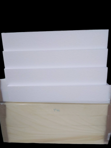 โฟมปรับพื้นEPS FOAMโฟมไม่ลามไฟโฟมกันร้อนหลังคา ความหนาแน่น 1 ปอนด์  ขนาด 60x120 cm หนา 4" บรรจุ 2 แผ่น/แพ็ค (268 บาท/แผ่น)