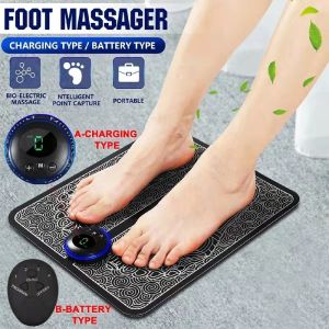 Authentic Japan Electric EMS Foot Massage Pad Relieve Fatigues Stress Portable Massager