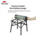 Naturehike Mini Square Camping Table Folding Portable Only 1kg Foldable Aluminum Durable 50kg Max Load Ultralight Hiking Backpacking Picnic BBQ Small Egg Roll Table with Storage Bag Nature Hike. 