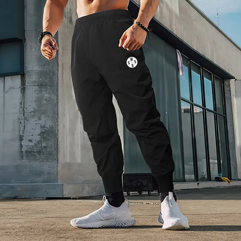 Muscleguys Mens Joggers Sweatpants Summer Fashion Fitness Pants Streetwear  Tracksuit Jogging Pants Men Gym Clothing Muscle Sports Trousers