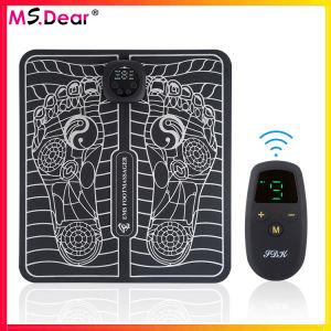 นวดเท้า Pad ที่นวดฟุตเครื่องกระตุ้นกล้ามเนื้อกาย บำบัดเสื่อบรรเทาอาการปวด ผ่าน EMS