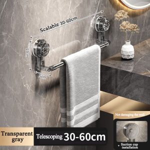 L80cm 3-Pole Adjustable  Bathroom shelf organizer bath towels organizer floating shelves wall mounted  rack organizer shelf layers