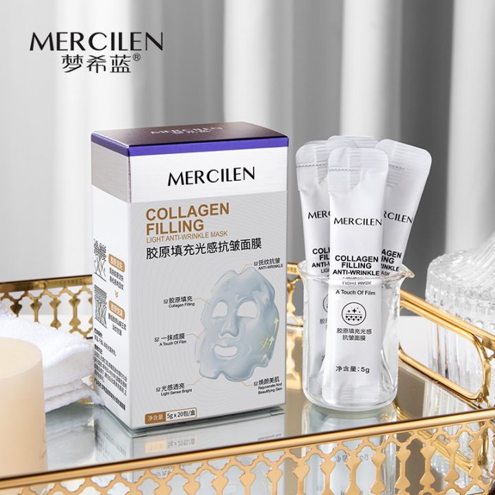 DC SKIN- MERCILEN Collagen Filling Light Anti-Wrinkle Mask 20 Packs ...