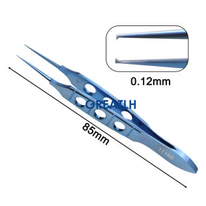 1pcs Eyelid Tweezers 8.5cm Ophthalmic Micro Forceps with Teeth Ophthalmic Instrument Health equipment