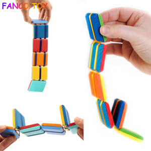 2021 New Fidget Toy Flipo Flip Colorful Flap Wooden Ladder Change Visual Illusion Novelty Decompression for kids