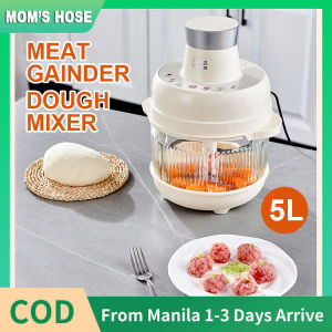 Electric Meat Grinder Dough Mixer 5L Food Processor Machine Multi-purpose Cutter 3 Intelligent Presets Adjustment Fast Meat Grinder