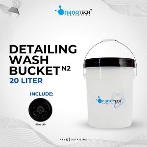 WASH BUCKET DETAILING - nanoTECH PROTECTION WASH - EMBER CUCI MOBIL 20L - WASH AND WAX - SHAMPOO CUCI SALJU MOBIL MOTOR - SNOW FOAM CAR WASH