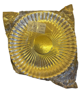 Silver Paper Plate High Quality (25 pieces)