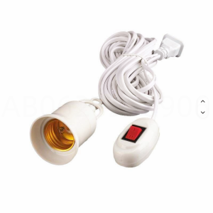 E27 2M extension cable Lamp Bulb Holder With Switch LED Light Bulb Plug-in Flexible Wall Extension Socket Adapter