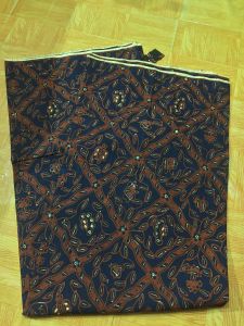 Kain batik panjang 240cm lebar 115cm bahan full tulis solo sogan sidoluhur