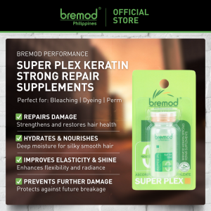 Bremod BR-H037 Super Plex 10 ml prevent damage from dye color good for dyeing and rebonding treatment