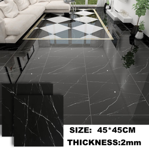 100PCS 45X45CM Marble Vinyl tiles Floor Stickers PVC Self Adhesive waterproof Grain Floor mat