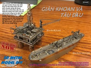 Mô Hình Giàn khoan dầu (Kim loại tự ráp)