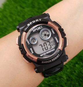 SPORT WATCH นาฬิกาแฟชั่น นาฬิกาเด็กผู้ชาย  ระบบดิจิตอล ขนาด 45 mm  ผู้หญิง เด็กโต ก็ใส่ได้
