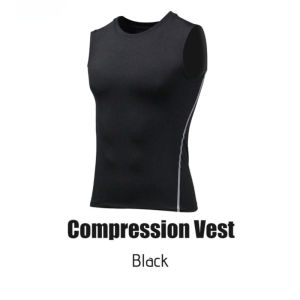 Mens Compression Shirt Quick Dry High Elastic Breathable Drifit Gym Running Sport Fitness Basketball