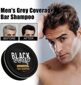 BEARD AND HAIR DARKENING SOAP Hair Darkening Shampoo Soap Natural Organic Conditioner and Repair Long-lasting Use Hair Care
