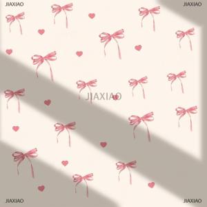 [COD] JIAXIAO Cute Pink Bow Wall Stickers Boho Bowknot Bedroom Decorative Wall Stickers Love Heart Bow Fridge Stickers DIY Home Decoration