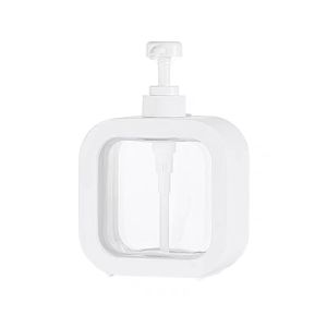 Pump Bottle Dispenser White Bottle Hand Sanitizer Dispenser Bottles Plastic Refillable Body Wash Soap Shampoo Containers with Pump Durable Travel