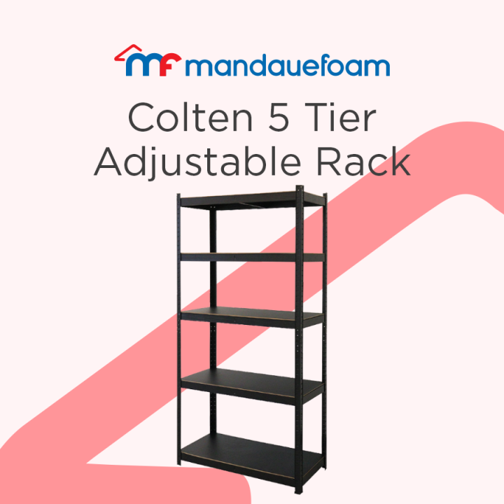 Mandaue Foam Colten 5 Tier Adjustable Rack | Lazada PH