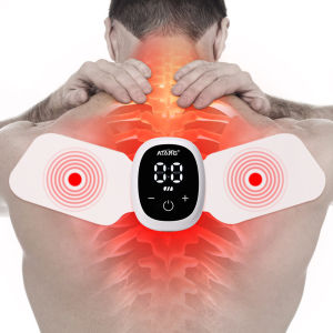 Tens micro current massager red light body massager pain relief neck massage electric stimulator Portable convenience to use