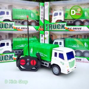 Smile รถของเล่น รถขยะคันใหญ่ เปิดท้ายได้ โมเดลรถของเล่น รถขยะสีเขียว มาใหม่สีเขียวสดใส