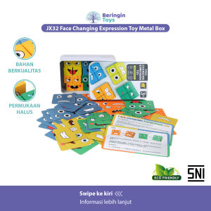 Beringin-Face Changing Expression Toy Metal Box / Puzzle Anak