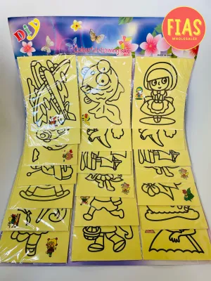 20 Sets Sand Art Coloring