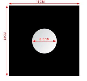 ซองใส่แผ่นเสียงสีดำ ขนาด7นิ้ว ป้องกันรอยและฝุ่น Vinyl record black sleeves