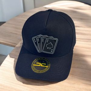 (Hàng VNXK) Nón kết mũ lưỡi trai Lá bài phối vải kaki đẹp form chuẩn thời trang (Ảnh thật)