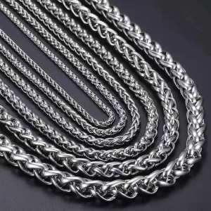 Mens Customize Keel Style Stainless Steel Chain Width 3.0mm 4.0mm 5.0mm 6.0mm 钛钢不褪色龙骨链洗澡可以戴着 Kyle In Chain Chain Styles - Lazada