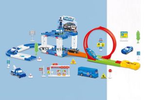 Police Ejection Track Set Toy